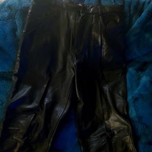 Genuine Leather Jeans